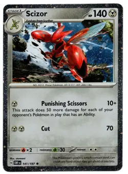 Scizor - (Cosmos Holo) Holo Promo Miscellaneous Cards & Products 141/197 NM - Image 1