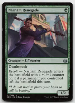 MTG Narnam Renegade U Aether Revolt 117 LP - Image 1