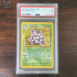 1999 Pokemon TCG Card - Holo Rare Nidoking 11/102 Base Set - Graded PSA 5 - Image 1