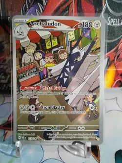Pokemon TCG Archaludon Card 155/142 Stellar Crown Illustration Rare NM Condition - Image 2
