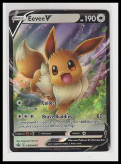 SWSH: Sword & Shield Promo Cards #SWSH065 Eevee V - Image 1