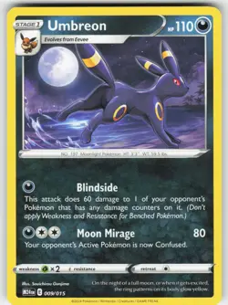 Umbreon 009/015 Promo McDonald's Promos 2024 Pokemon Near Mint - Image 1
