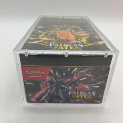 Pokemon TCG Paldean Fates Booster Bundle Display SEALED/NEW PAF EN w/ Acrylic - Image 3