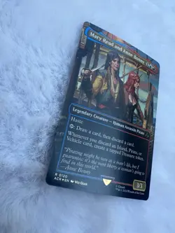 1x Mary Read and Anne Bonny - Foil - Borderless Light Play MTG Magic - Kid Icaru - Image 2
