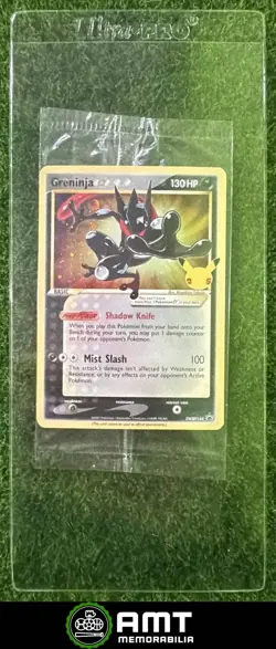 Greninja Sealed 2019-2023 Pokemon Sword & Shield Black Star Celebrations SWSH144 - Image 1