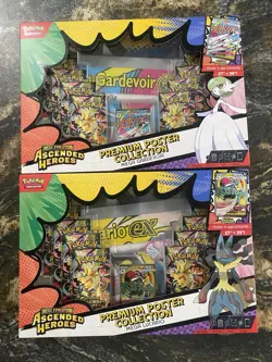 Pokemon Ascended Heroes Premium Poster Collection Set Of 2 Lucario Gardevoir - Image 1