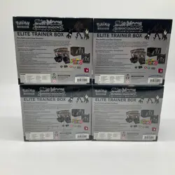 Lot of (4) Pokemon TCG Sun & Moon Burning Shadows Elite Trainer Boxes SEALED ETB - Image 2