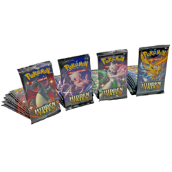 Lot of (32) Pokemon TCG Hidden Fates Booster Packs (8 COMPLETE ARTSETS) SEALED - Image 2