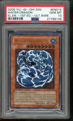 Water Dragon EEN-EN015 Ultimate Rare 1st Edition Yugioh PSA 10 *146 - Image 1