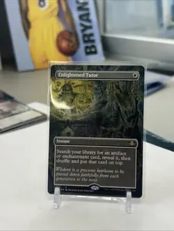 MTG - Enlightened Tutor - Borderless - Dominaria Remastered - NM - Image 1