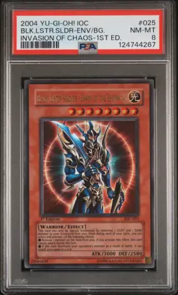 Black Luster Soldier - Envoy Of The Beginning IOC-025 1st Edition Yugioh PSA 8 - Image 1