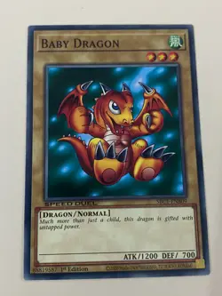 Yugioh - Thousand Dragon Time Wizard Baby Polymerization NM - Free Holo - A - Image 5