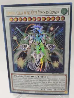 Crytstal Clear Wing Over Synchro Dragon Yu-Gi-Oh - SUDA-EN039 Ultra Rare 1 St Ed - Image 1