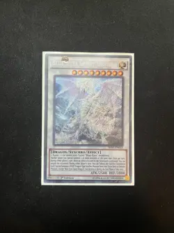 Yugioh Blue-Eyes Spirit Dragon SHIV-EN052 1st Edition Secret Rare LP - Image 1