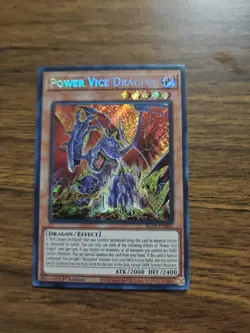 Yu-Gi-Oh - Blazing Dominion - Power Vice Dragon - Secret Rare - BLZD-EN002 - NM - Image 1