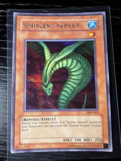 *NO RESERVE* Yu-Gi-Oh! TCG Sinister Serpent SDD-002 - LP - Image 1