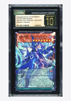 Yu-Gi-Oh! CGC 10 Astrograph Sorcerer, the Star Magician UR 2026 LOCH-JP015 JPN - Image 1
