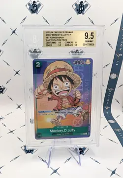 BGS 9.5 - One Piece TCG P-037 Monkey D. Luffy 1st Anniversary promo English - Image 1