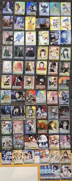 HUGE 82 CARD LOT: SR PR RRR Gold Stamp… Disney Marvel Azur Lane English Japanese - Image 1