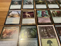 Green MTG Cards Lot Rare, Foil, Land, And More Magic The Gathering Cards! - Image 3