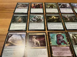 Green MTG Cards Lot Rare, Foil, Land, And More Magic The Gathering Cards! - Image 4