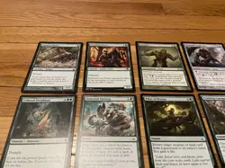 Green MTG Cards Lot Rare, Foil, Land, And More Magic The Gathering Cards! - Image 5