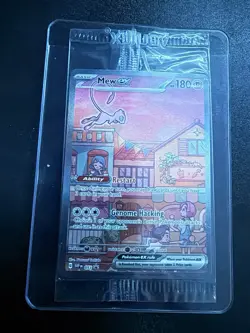 Pokemon Mew EX 053 Scarlet & Violet Promo Holo Card 180 HP English - Image 1