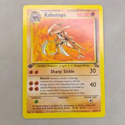 Pokemon Card - Kabutops Fossil 24/62 Rare 1st First Edition WOTC Non-holo LP - Image 1