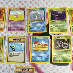 Vintage Pokemon Fossil Card Lot of 13 Common/Uncommon LP/NM No Duplicates #40 - Image 3