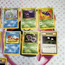Vintage Pokemon Fossil Card Lot of 13 Common/Uncommon LP/NM No Duplicates #40 - Image 4