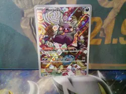 Morpeko 206/182 SV04: Paradox Rift Illustration Rare Pokemon Card NM - Image 1