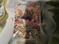 Morpeko 206/182 SV04: Paradox Rift Illustration Rare Pokemon Card NM - Image 4