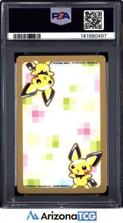 Pokemon 2000 Elekid 239 4 Of Spades Gold Playing Card Japanese GEM MINT PSA 10 - Image 2