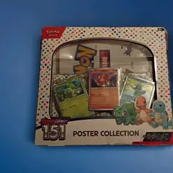 151 Poster Collection Box - 3 Packs. + Pokemon 7 Card Custom Bundle - Image 4
