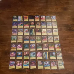 Disney Lorcana TCG Multiple Sets Cold Foil Rare Lot Of 100 Cards Uncommon Rare - Image 1