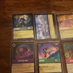 Disney Lorcana TCG Multiple Sets Cold Foil Rare Lot Of 100 Cards Uncommon Rare - Image 2