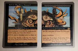 B.F.M. - Big Furry Monster- Cards - Both Halves - MTG - Magic the Gathering-LP - Image 1