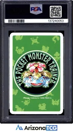 Pokemon 1996 Persian 053 King Of Spades Green Playing Card Japanese PSA 10 - Image 2