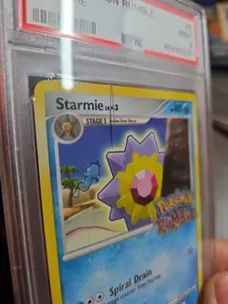 Pokemon Cards - PSA 9 Starmie 5/16 - Pokemon Rumble Holo - MINT - PSA9 - Crack - Image 3