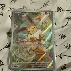 Pokemon TCG Eevee 173 Holo Promo Prismatic Evolutions ETB Sealed Card - Image 1