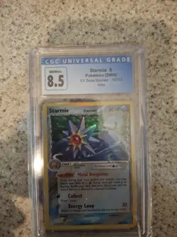 CGC 8.5 Starmie 2005 EX Delta Species 15/113 Holo Pokemon Card - Image 1