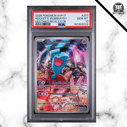 Pokemon Card Italian - Wobbuffet del Team Rocket #203 - PROMO - PSA 10 GEM MINT - Image 1