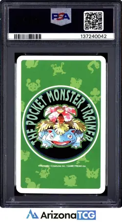 Pokemon 1996 Pidgeotto 017 2 Of Spades Green Playing Card Japanese GEM MT PSA 10 - Image 2