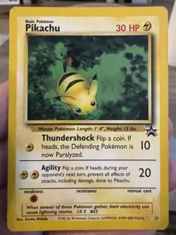 Pokemon Pikachu TCG Black Star Promos Card #27 Regular Promo - Image 1