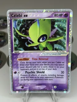 Pokemon TCG Celebi EX Holo Card 17/17 Pop Series 2 - Image 1