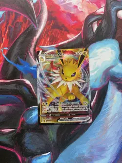 2021 Pokemon TCG Jolteon VMAX Holo Ultra Rare Card Evolving Skies 051/203 ⚡ - Image 1
