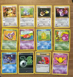 Lot of 12 Team Rocket Pokemon cards 1999 WOTC - Image 1