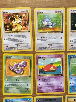 Lot of 12 Team Rocket Pokemon cards 1999 WOTC - Image 2