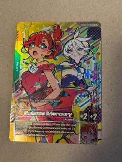 Suletta Mercury (R+) - Phantom Aria (GD04) GUNDAM CARD GAME ENGLISH NM ALT ART - Image 1