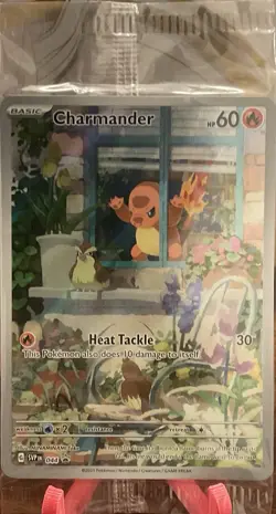 Pokemon TCG Charmander Scarlet & Violet Promo Card 044 Sealed 2023 - Image 1